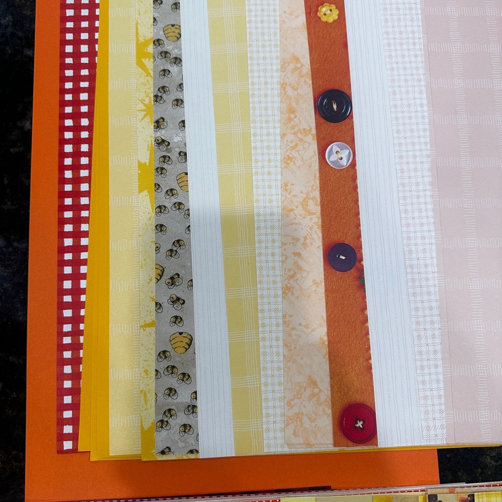 Colorful Scrapbook Paper Set - Picture 3 of 8